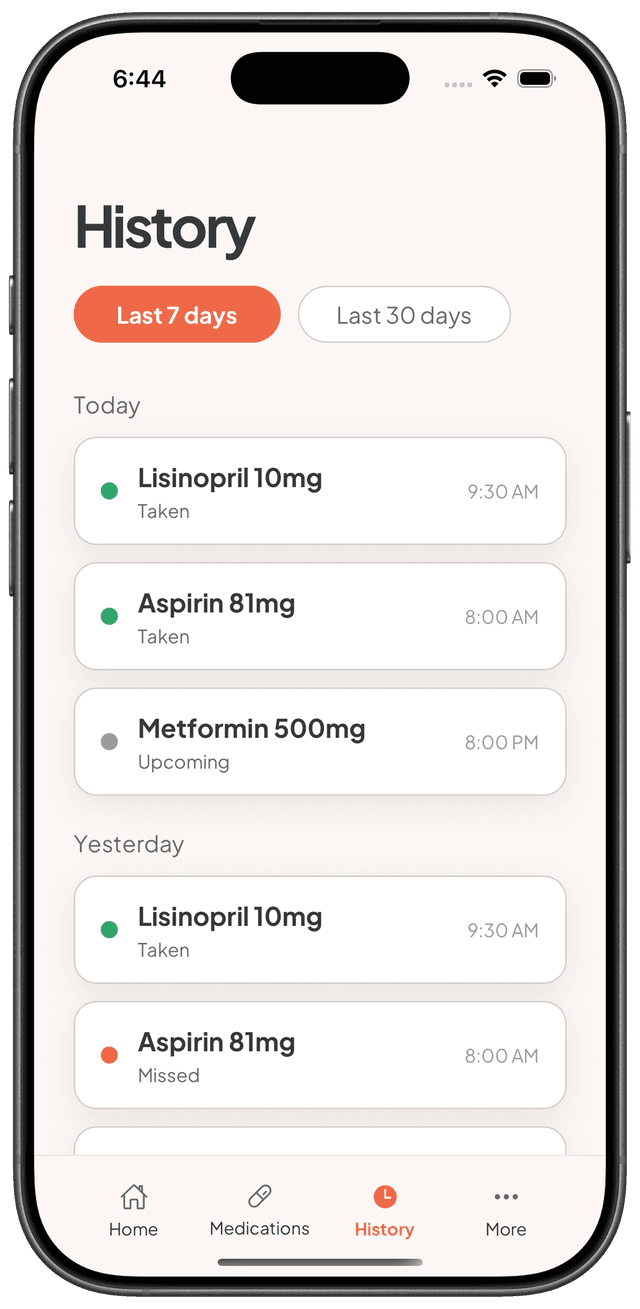 Pillara alerts screen